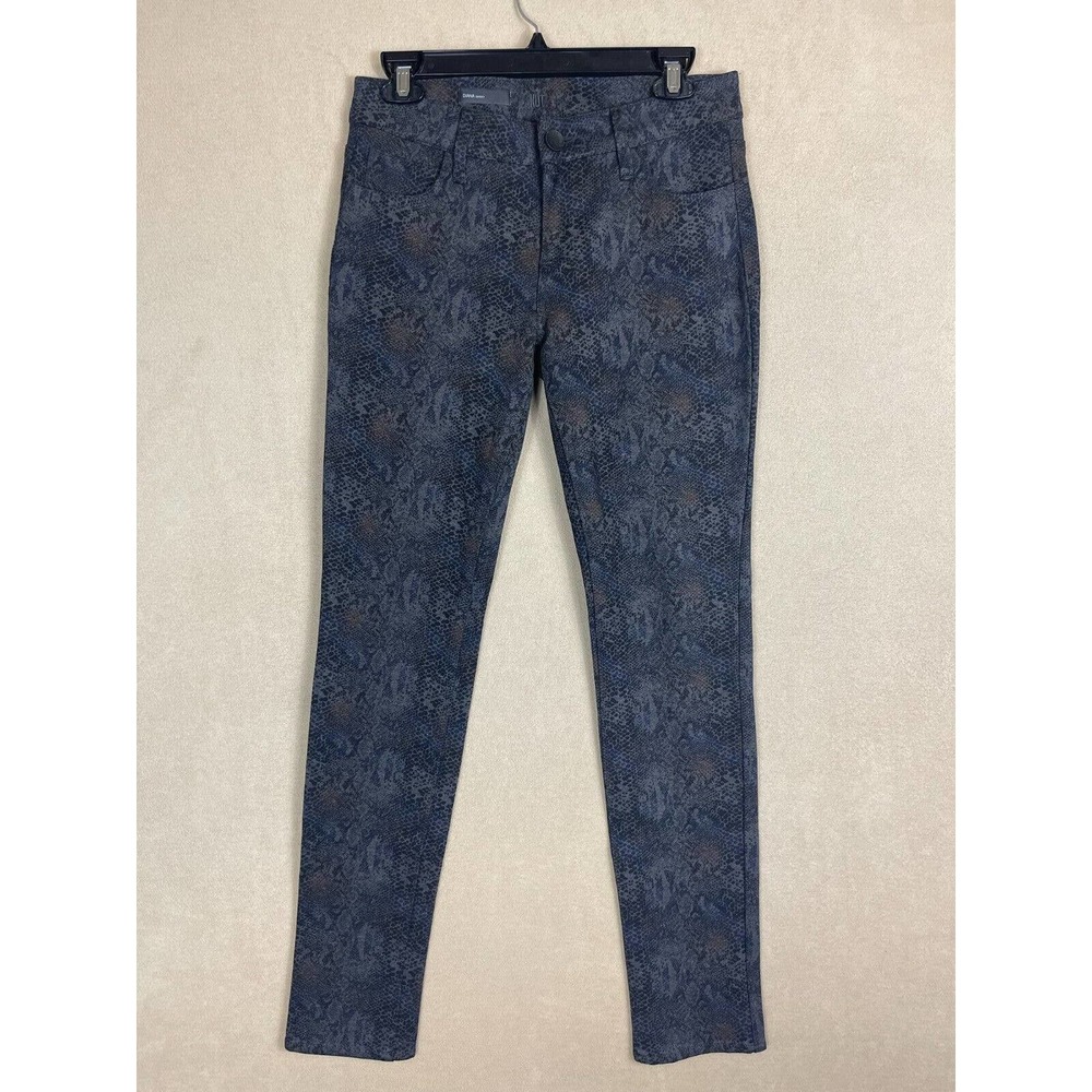 Kut From The Kloth Diana Skinny Pants Womens 4 Animal Skin Print Mid Rise
